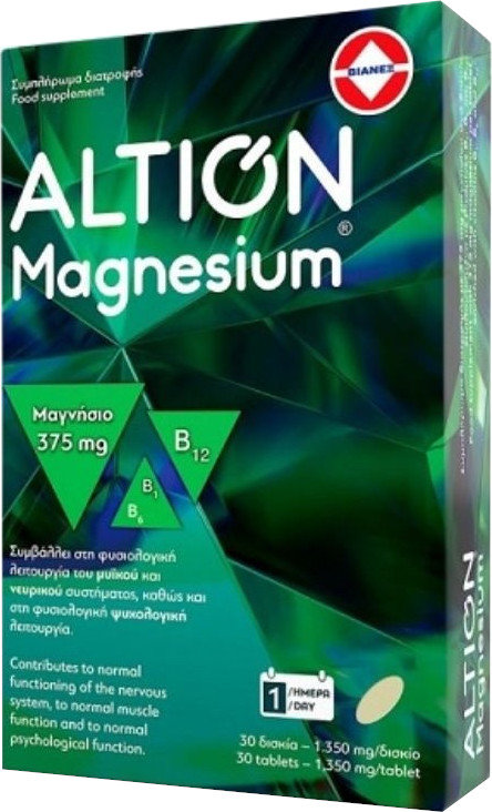 Altion Magnesium 375mg 30tabs Altion Magnesium 375mg 30tabs