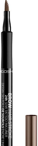 Gosh Brow Hair Stroke SemiTattoo Ink Liner 002 Greybrown 1ml