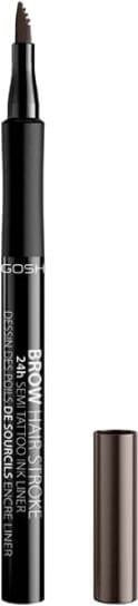 Gosh Brow Hair Stroke 24H Semi Tattoo Ink Eye Liner 003 1ml