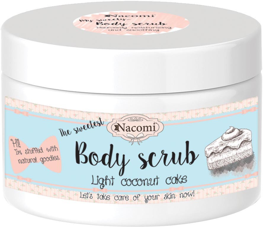 Nacomi Sugar Body Scrub Light Coconut Cake 200gr