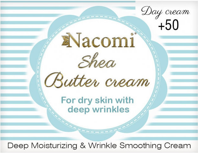 Nacomi Shea Butter Day Cream with Hyaluronic Acid 50+ 50ml