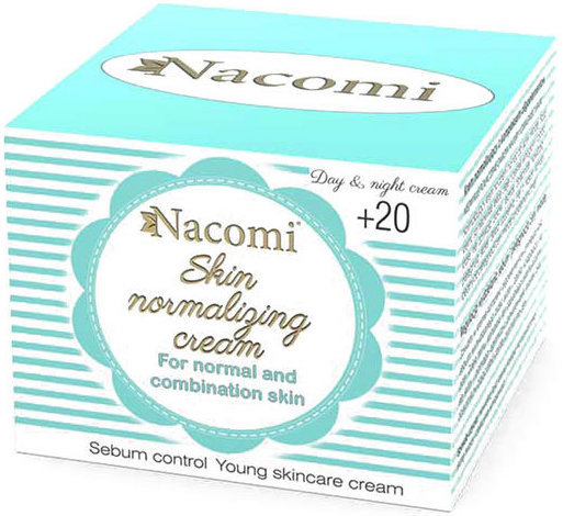 Nacomi Skin Normalizing Cream Sebum Control 20+ 50ml