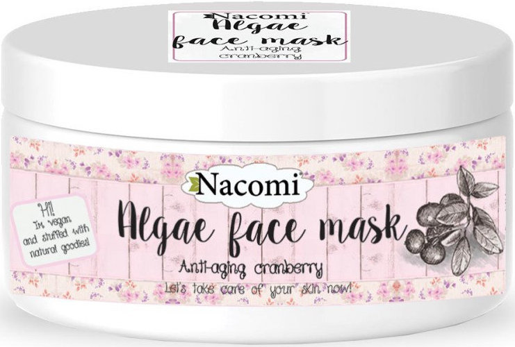 Nacomi Algae Face Mask Anti-Aging Cranberry 42gr