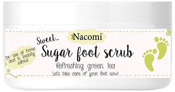 Nacomi Refreshing Green Tea Foot Scrub 125gr
