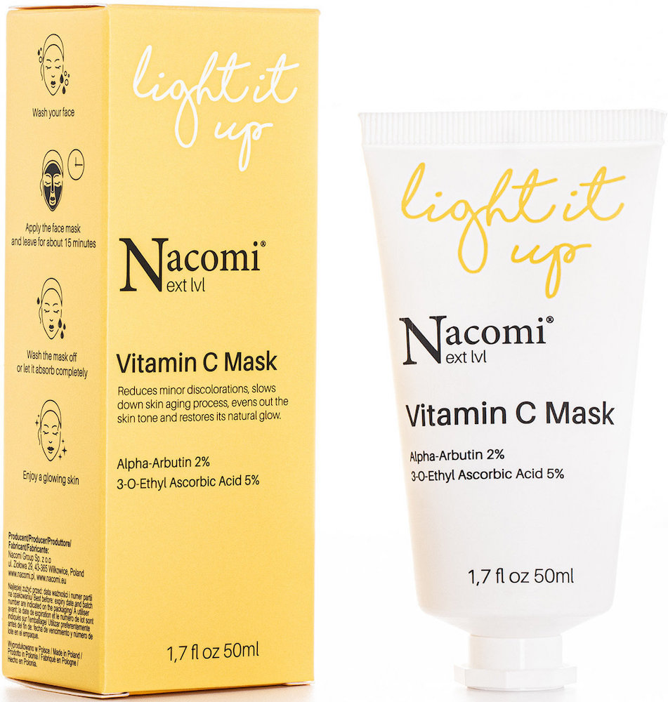 Nacomi Next Level Brightening Face Mask with Vitamin C 50ml
