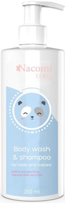 Nacomi Baby Body Wash & Shampoo for Kids & Babies 250ml