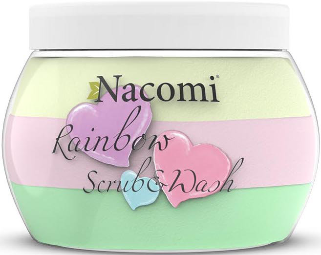 Nacomi Rainbow Scrub & Wash Body Foam 200ml