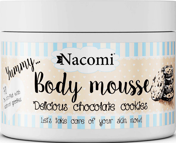 Nacomi Body Mousse Delicious Chocolate Cookie 180ml
