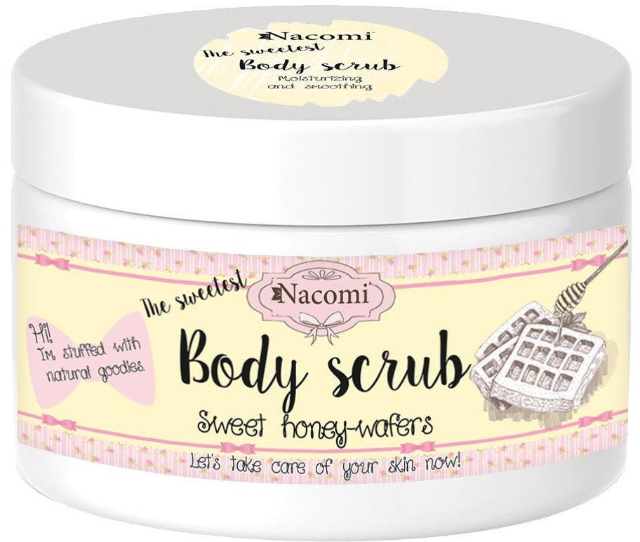 Nacomi Body Scrub Sweet Honey-Wafers 200gr