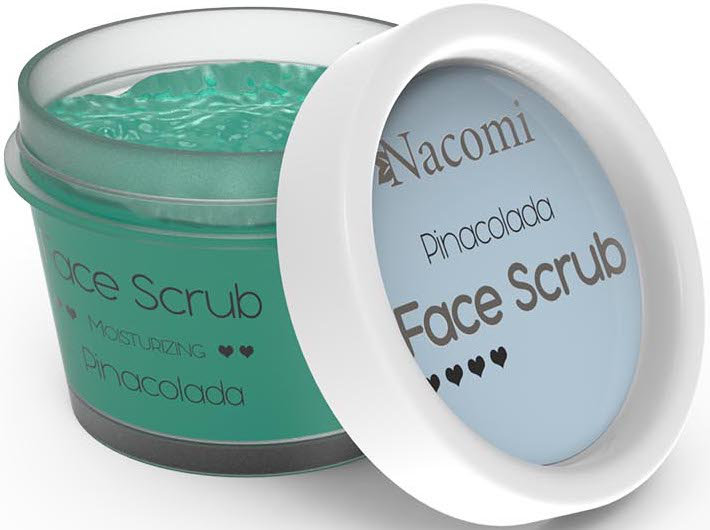 Nacomi Moisturizing Face & Lips Scrub PinaColada 80gr