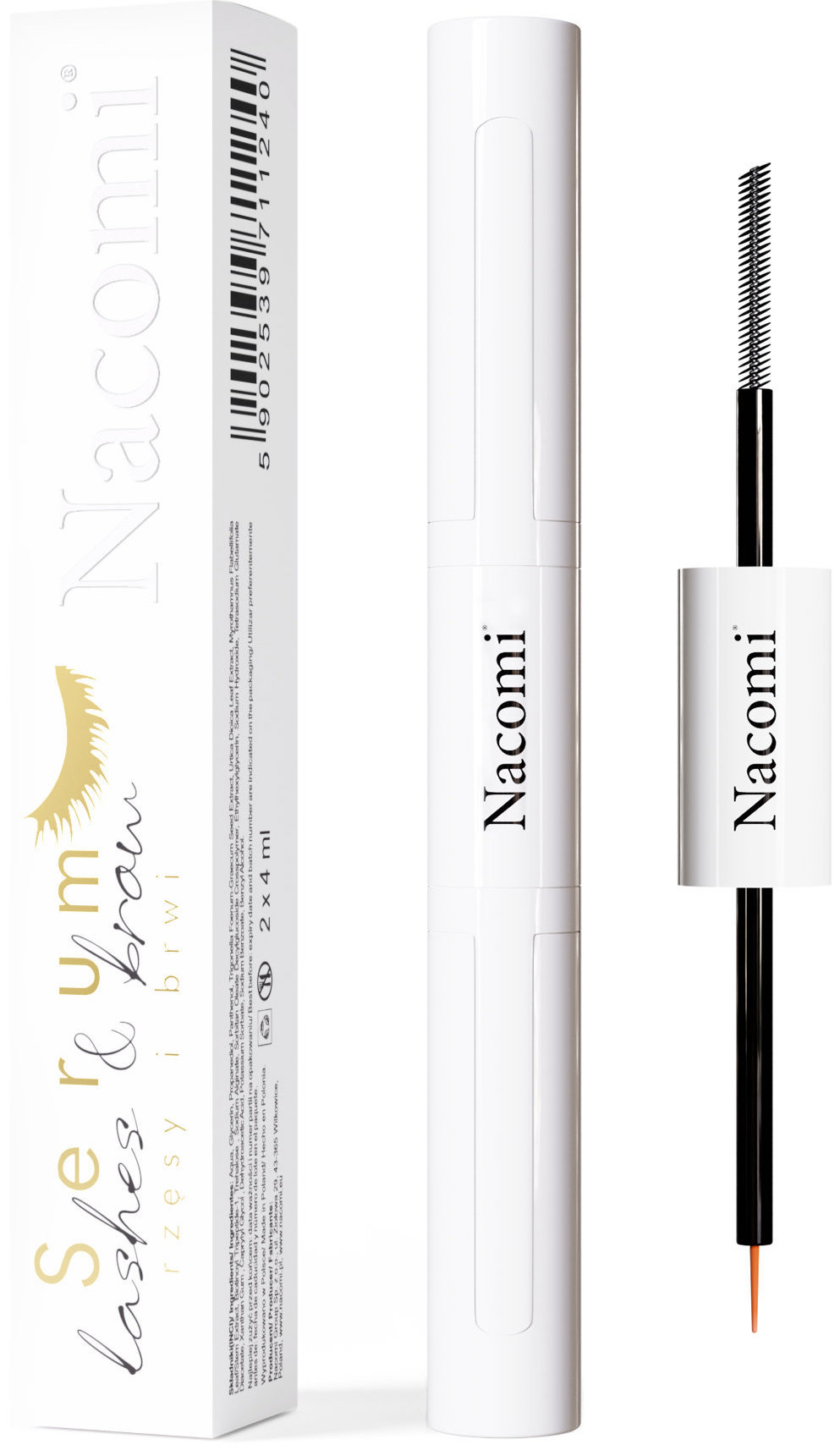 Nacomi Eyelash and Eyebrow Serum 8ml