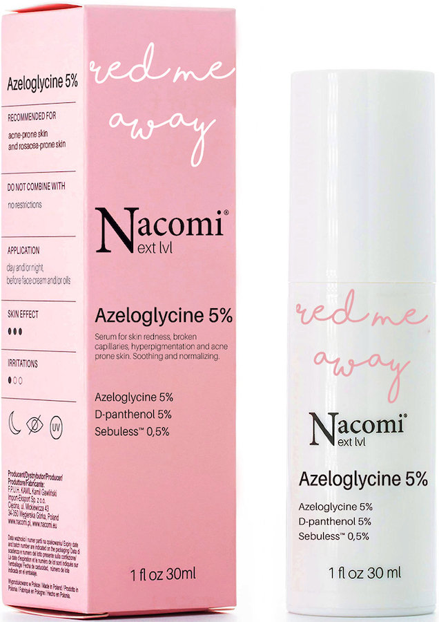 Nacomi Next Level Azeloglycine 5% Red me Away FaceSerum 30ml