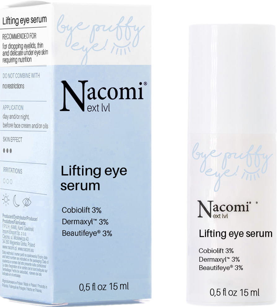 Nacomi Next Level Bye Puffy Eye Lifting Eye Serum 15ml