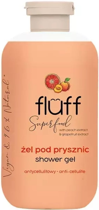 Fluff Peach & Grapefruit Anti-Cellulite Shower Gel 500ml