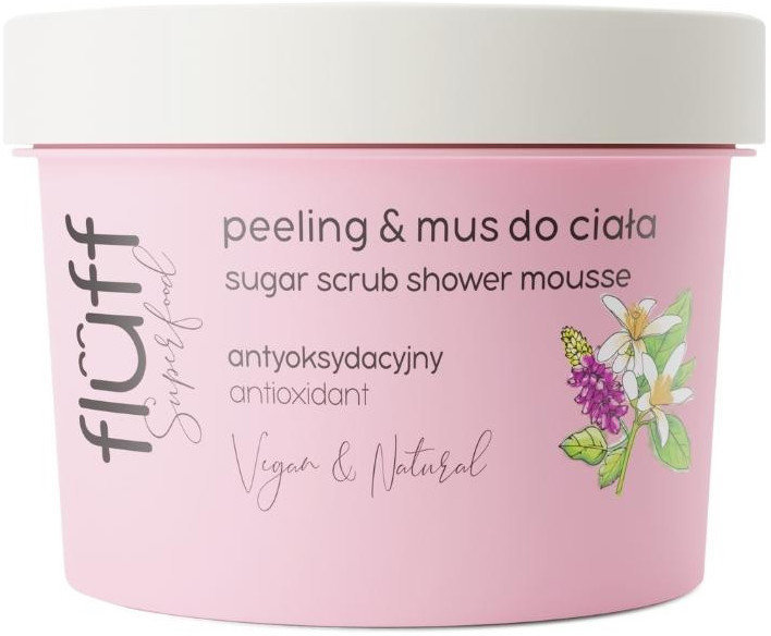 Fluff Sugar Scrub Shower Mousse Kudzu And Orange Flower 200m