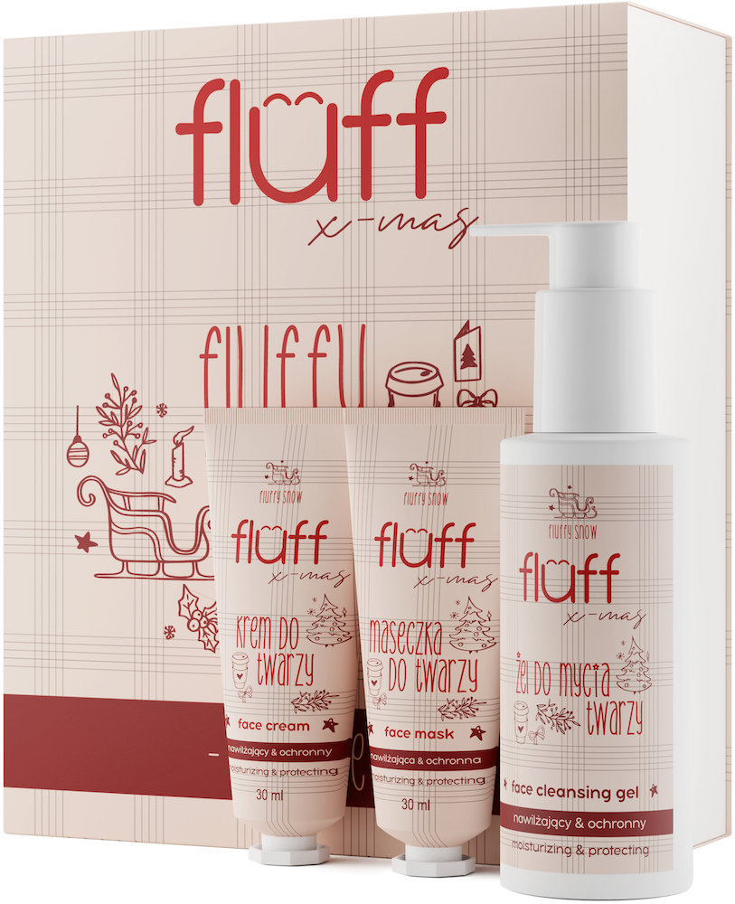 Fluff Face Care Set Fluffy Snow Limited Edition