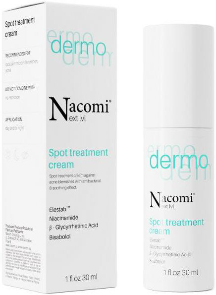 Nacomi Spot Treatment Face Cream Against Acne Blemishes 30ml