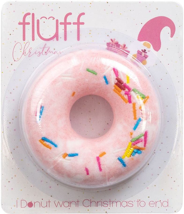 Fluff Bath Donut Pink Cotton Candy Bath Bomb 60gr