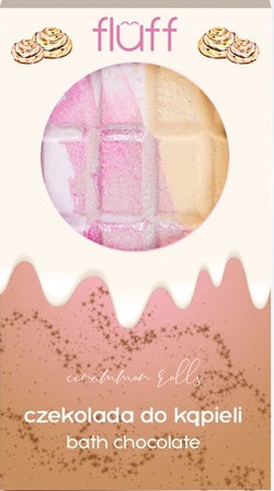 Fluff Chocolate Bar Bath Bomb Cinnamon Roll 200gr