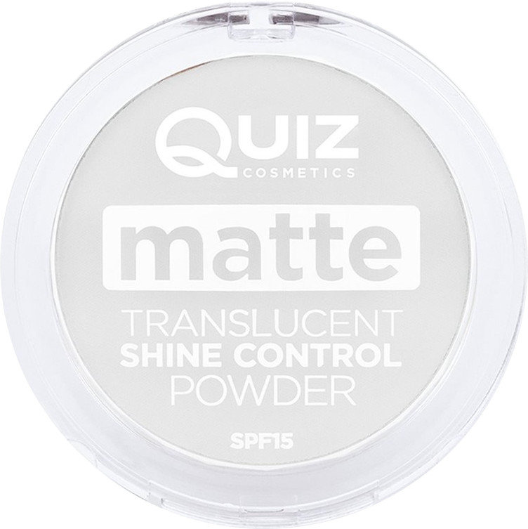 Qiuz Matte Translucent Shine Control Powder White SPF15 10gr
