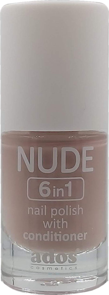 Ados Nude Nail Polish 6in1 With Conditioner No6 8ml