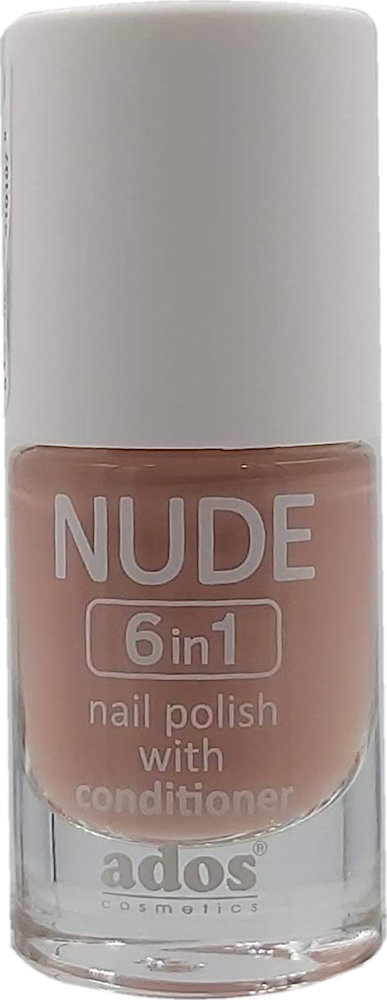 Ados Nude Nail Polish 6in1 With Conditioner No10 8ml