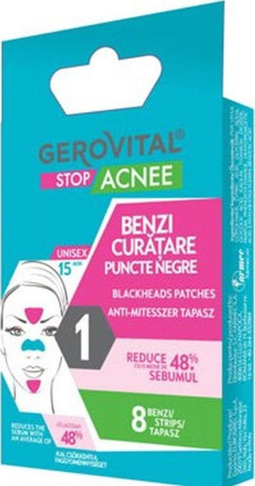 Gerovital Stop Acnee Blackheads Patches 8τμχ