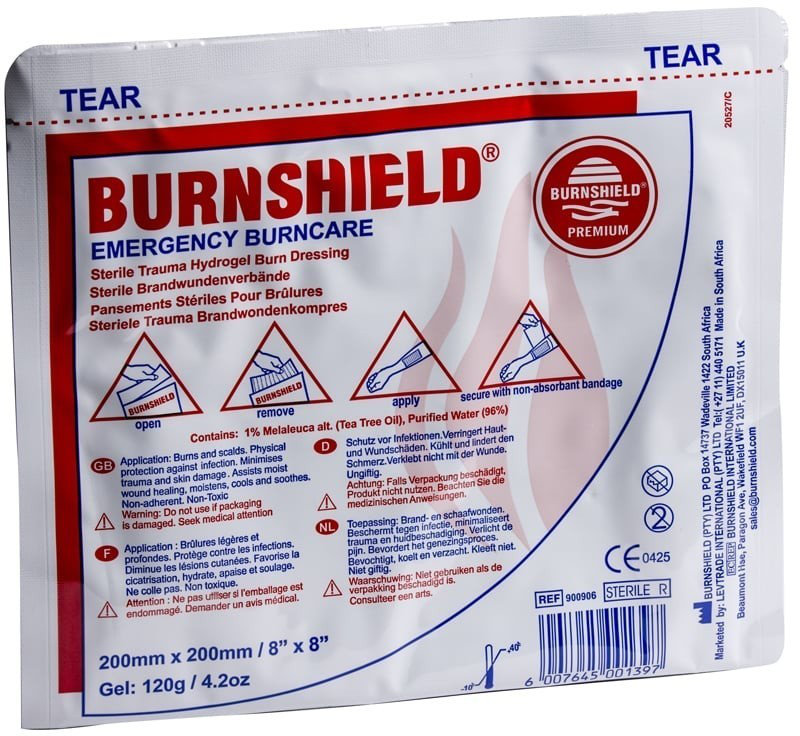 Burnshield Emergency Burncare 20cmx20cm 120gr