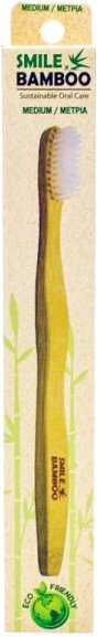 Smile Bamboo Soft Toothbrush White 1τμχ