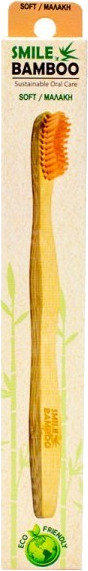 Smile Bamboo Soft Toothbrush Peach 1τμχ