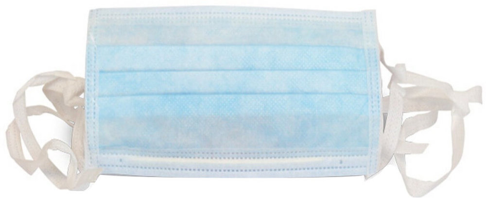 Leboo Face Mask 2 Layers with Ties N202 50τμχ