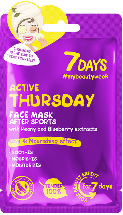 7DAYS Active Thursday Sheet Mask 28gr