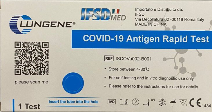 Lungene SARS-CoV-2 Rapid Test COVID-19 1τμχ