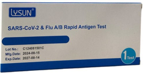 Lysun Sars Cov-2 & Flu A/B Antigen Rapid Test 1τμχ