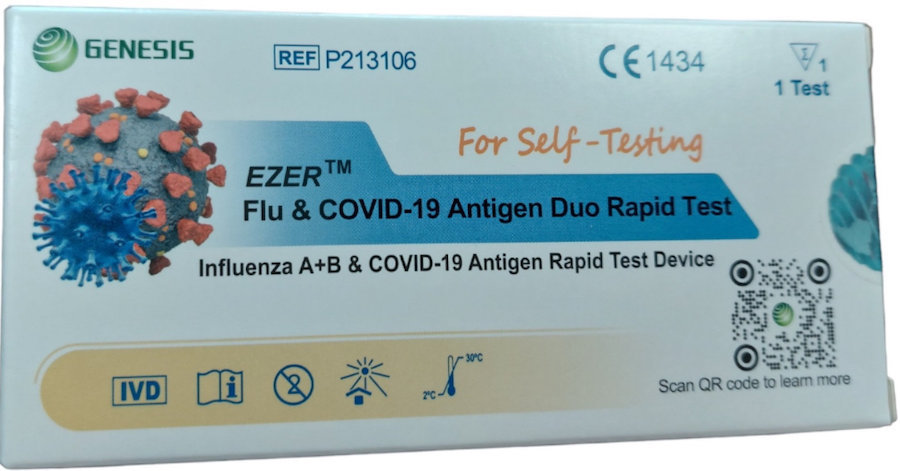 Genesis Ezer Flu & Covid-19 Duo 1τμχ