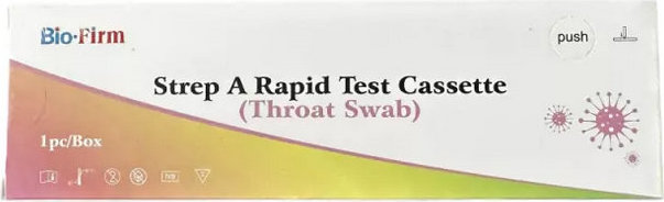 BIOFIRM Test Rapid Strep A (Στρεπτόκοκου) Στοματοφαρυγγικό
