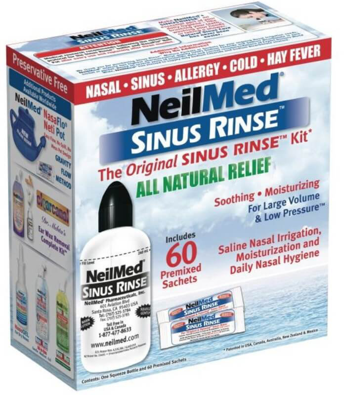 NeilMed Sinus Rinse The Original Kit 1bottle & 60sachets