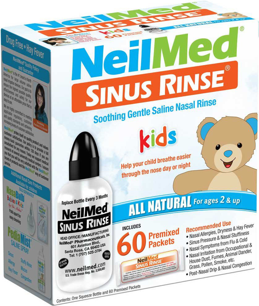 NeilMed Kids 2 Years+ Sinus Rinse kit + 60 φακελάκια