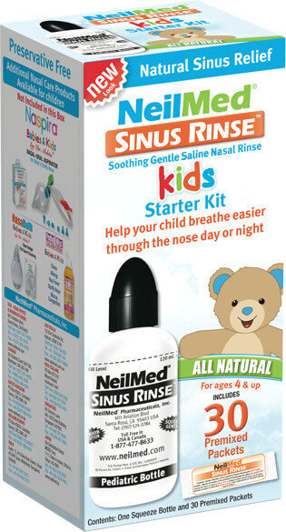 NeilMed Sinus Rinse Kids Starter Kit 1bottle & 30sachets