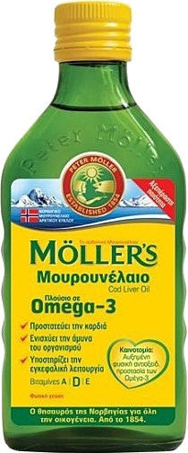 Moller's Cod Liver Oil Natural Flavour 250ml Moller's Cod Liver Oil Natural Flavour 250ml