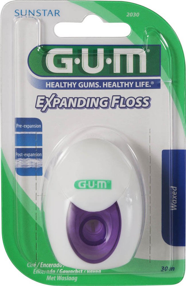Sunstar Gum 2030 Expanding Floss 30m Waxed 1τμχ