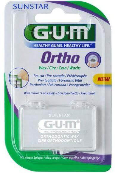 Sunstar Gum Ortho Wax with Vitamin E 723 Pre Cut 1τμχ Sunstar Gum Ortho Wax with Vitamin E 723 Pre Cut 1τμχ