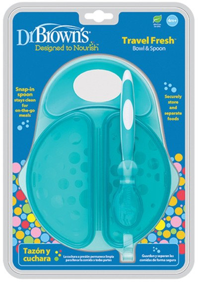 Dr.Brown’s Travel Fresh Bowl & Spoon 1τμχ