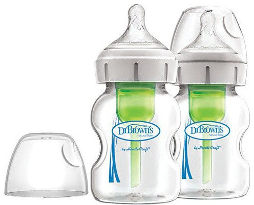 Dr.Brown s Natural Flow Options & Wide Neck 2x150ml