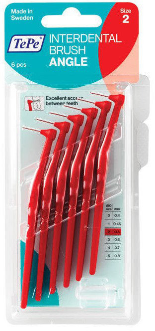 Tepe Interdental Brush Angle 0,5mm Red 6τμχ