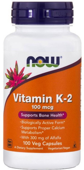 Now Foods Vitamin K-2 100mcg 100vcaps