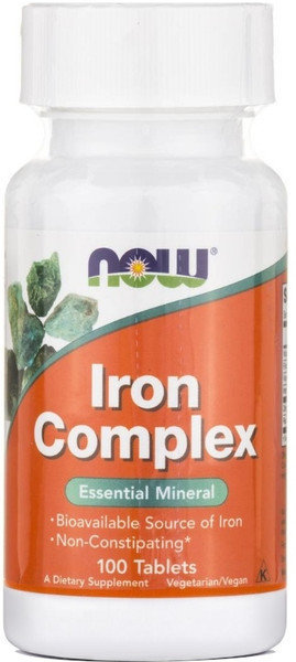 Now Foods Iron Complex 100tabs