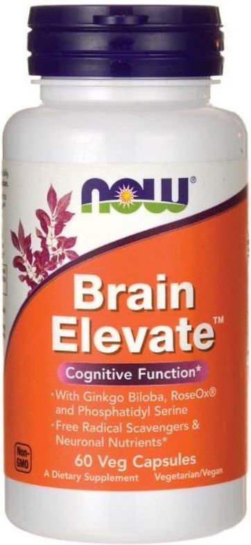 Now Foods Brain Elevate 60Vcaps