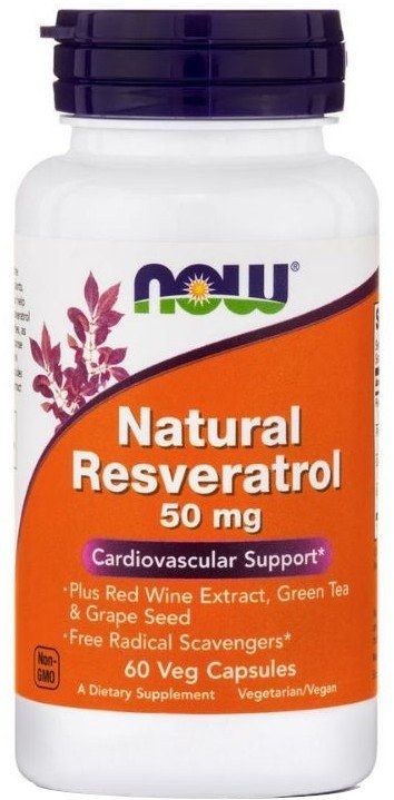 Now Foods Resveratrol Natural 60vcaps