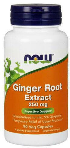 Now Foods Ginger Root Extract 250mg 90vcaps